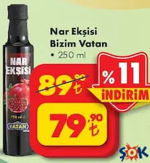 BİZİM VATAN NAR EKŞİSİ 250 ML